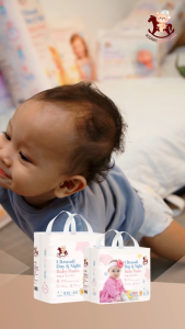 [Bundle of 4] Iconic Babycare Ultrasoft Day & Night Baby Diaper Tape NB120/S224/M208/L192