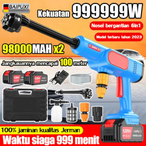 COD Barang Spot BAIPUXI Alat Semprot Cordless Jet Cleaner Tekanan Tinggi Mesin Cuci Mobil/Motor Steam Pembersih Baterai Lithium X2 Jet Clean Portable Cordless