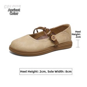 Josiny | Vintage Mary Jane Ballet Flat Shoes