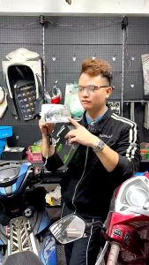 Đèn Pha Bi Cầu BMA M8C - 35W 12V DC Wave Nhỏ  Dream  SH Mode  Future 1 ... Bảo Hành 24 Tháng