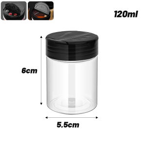 Chai Nhựa Trong Suốt Đựng Gia Vị Hộp Đựng Gia Vị 12/1x Đựng Muối Tiêu Gia Vị Nướng Bột Nhà Bếp Bảo Quản Có Thể Tái Sử Dụng Hộp Đựng Gia Đình