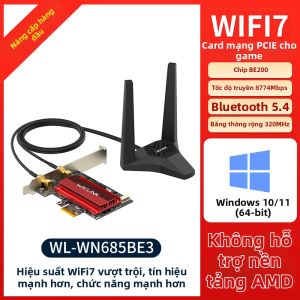 Wavlink | Thẻ Mạng Không Dây Tri-band 5374M Chơi Game WiFi6E Bluetooth 5.4