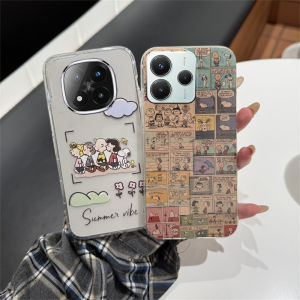 ใหม่ เคสโทรศัพท์ Phone Case Redmi Note 14 Pro+ Note14 Pro 13 Pro + Plus 5G 4G เคส ปริศนาแฟชั่นสุดฮิตทันสมัยเคสป้องกันการตกนิ่มโปร่งใสฝาหลัง Cover 2025