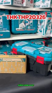 Total ชุดเครื่องมือช่าง พร้อมกล่องเครื่องมือ 32 ชิ้นชูด (32 Pcs Tools Set) กล่องเครื่องมือ พร้อม เครื่องมือ