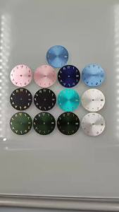 28.5mm NH35 Watch Dial Watch Accessories Arabic Numeral Number FIT NH35 NH36 Movement Sterile Dial