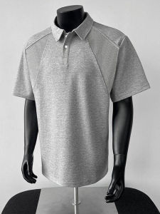 ZHUOCAN | Cleanfit American Style Polo Collar T-Shirt