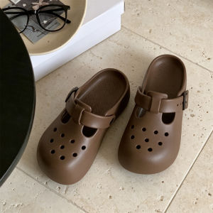 XIXITIAO | Slender Simple Hollow-out Garden Clogs EVA Thick Sole Arch Support Slip-resistant