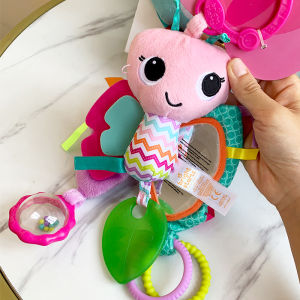 Educational Music Toy Rattle Teether Doll Hanging Stroller Toy