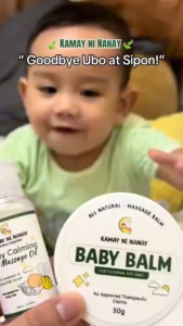 Kamay ni Nanay Combo Pack Original Baby Balm 50G With Baby Calming Massage Oil 60ML for Natural Baby Care