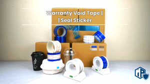 MillionParcel Easy Tear Adhesive Tape | Takeaway Sealing Sticker Tape | Security Seal Sticker | Void Tape