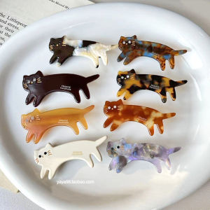 Adorable French Style Cat Ear Hair Clips Versatile Duckbill Side Hair Clips for Bloggers Cute Hair Accessories for Women