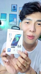 Micro Không Dây Wireless Cao Cấp - Chống Ồn Cài Áo Thu Âm Chuyên Nghiệp Cho iPhone Samsung Quay Video Phỏng Vấn Livestream