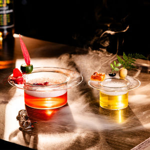 Creative Transparent Glass Bowl  Style Heat Resistant Breakfast Pudding Bowl High Aesthetic Value Oats Yogurt Dessert Bowl