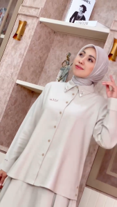 MDLY Baju Setelan Wanita Muslim/One Set Daily Rok/Setelan Basic Polos/Jazzy Skirt Set by MDLY