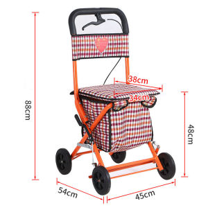 Folding Pedestrian Cart for Elderly