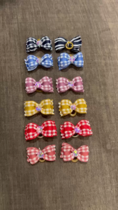 NƠ KẸP TÓC CÀI TÓC BUỘC TÓC SANG TRỌNG NHIỀU MÀU DỄ THƯƠNG MÃ 12 XINH XẮN CHO THÚ CƯNG CHÓ MÈO