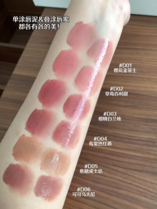 kiky X Mistine Double Ended Lip Gloss Slightly Drunk Color Holding Spring Summer Matte Water Lipstick 1.5g*2