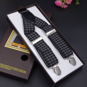 สายเอี๊ยมแบบกว้างสำหรับผู้ชายซม. สายเอี๊ยมกางเกงสูทแบบผู้ชายสายเอี๊ยมกางเกงเอี๊ยมผู้ชายสายคล้องไหล่ยางยืดสำหรับคนอ้วนแบบสามคลิป