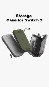 Hagibis นินเท็นโดสวิตช์2เคสพกพาพร้อมตลับเกม10ตลับเปลือกแข็งปกป้องกระเป๋าพกพาได้พกขณะท่องเที่ยว