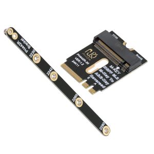 T.F.SKYWINDINTL(TFSKYWINDINTL) | Mini PCs M.2 A E Key to NVMe SSD Adapter Caliper WiFi Slot to PCIe 4.0 X4 Converter Aluminum Heatsink for Laptops Expansion Card