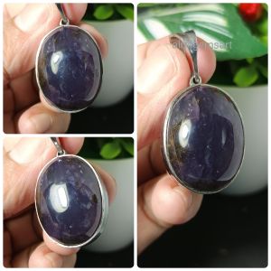 liontin batu Garut lavender real picture