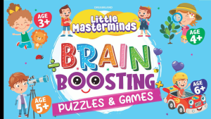 Activity Books/ Little Masterminds Brain Boosting puzzles & Games Activity Book For Kids Age 3 - 6 Years