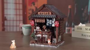Zuuton Classic Victorian Study Room Book Nook Shelf Insert DIY 3D Wooden Puzzle Miniature Library With LED Light Vintage Decor G