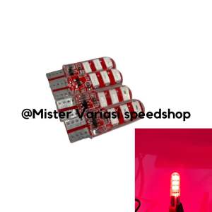 Paketan Hemat 4pcs Sen Colok Jelly Led T10 6 mata Diam Dan Kedip Lampu sen variasi sepeda motor Semua Motor Paket Bohlam lampu sein variasi sepeda motor sen jelly led T10 sein reting motor