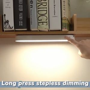 AMASACC Magnetic Led Light Rechargeable Table Lamp With Remote Contro Desk Lamp Study Light For Room