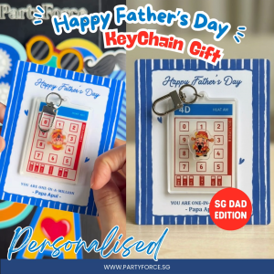 Personalised Fathers Day Gift Personalised 4D Keychain Gift Happy Mothers Day Gift Card