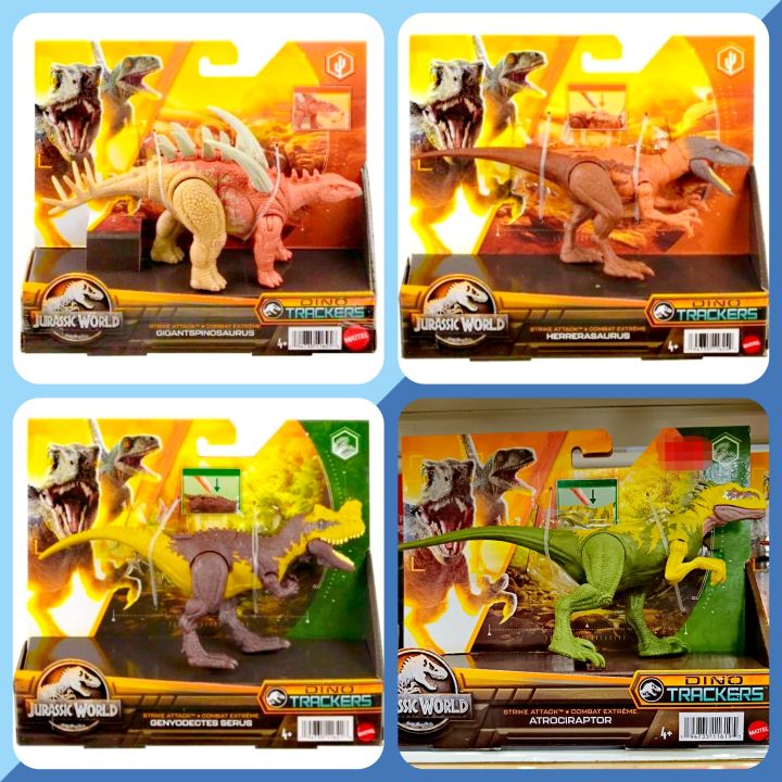 MATTEL JURASSIC WORLD Strike Attack Gigantspinosaurus Herrerasaurus mattel-jurassic-world-strike-attack-gigantspinosaurus-herrerasaurus