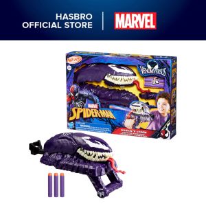 Marvel Spider-Man VenomVersus Marvel’s Venom Strike Blaster NERF Spider-Man Toy Super Hero Toys for Kids Ages 5+