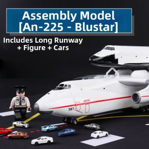 CHENXING | Realistic An-225 Space Shuttle Transport Aircraft Model with Wheels