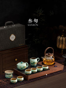 SANXUN | Multifunctional Gold Lotus Beauty Style Teapot