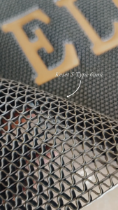 Keset WELCOME Karpet Lantai bahan PVC Anti-Slip S Type Jaring uk 40x60 keset masjid kamar mandi