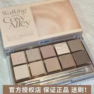 ♟Earth color yyds new color clio creme ten color eye shadow plate matte 11 oatmeal latte 09 milk tea 13 pearl✷