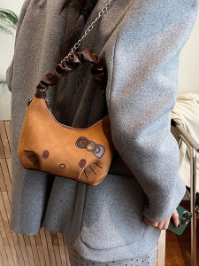 Cute Hellokitty Womens Handbag Fashionable Crossbody Shoulder Bag Stylish Autumn Winter New Arrival Versatile Bag for Ladies