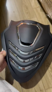 Mặt nạ kiểu 3 vân xi trắng xe Lead 2020 đến 2024 hàng đẹp và không chế cháo Phụ kiện xe máy