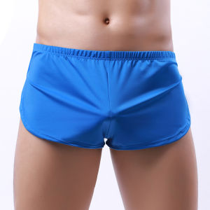 Men Shorts Gyms Sport Fitness Shorts Elastic Loose Sport Running Short Underpants Joggers Ice Silk Street wear Workout Clothes