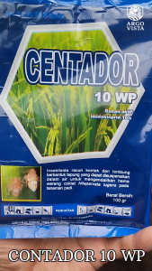 CENTADOR 10 WP 100 Gram CBA Original Insektisida Obat Pembasmi Hama Wereng Kutu Trips Kaper