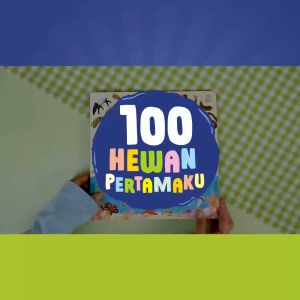 buku 100 gambar hewan pertamaku big boardbook buku anak 1 tahun