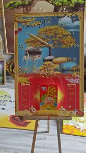 Lịch Treo Tường Có Đồng Hồ 2025 Nhiều Mẫu Mới quản lý ngày và thời gian ( TẶNG BLOC LỊCH )