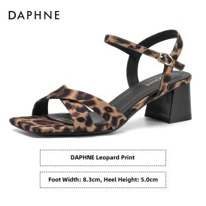 Daphne | French Open-toe Block Heel One-strap Sandals