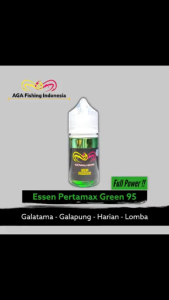 AGA Essen PERTAMAX GREEN 95 Campuran Umpan Pancing Semua Ikan 15 ml 30ml - 15ml