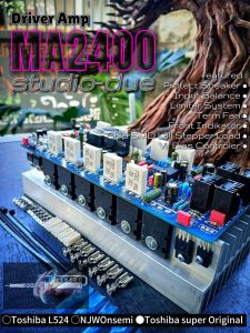 Driver Amp MA2400 TEF Studio Due 2U Double Layer | System Amplifier Class H | Clonning Buildup