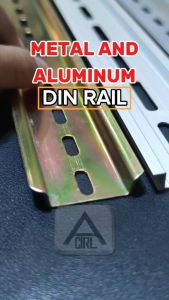 DIN Rail 3pcs 35mm x 1 meter Aluminum Metal (1.0mm 1.1mm 1.5mm Thickness) VAT Included Prices