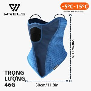 WRELS | Mặt Nạ Lông Cừu Chống Gió Mùa Đông WRELS Thoáng Khí Co Giãn Dành Cho Xe Đạp Ngoài Trời Xe Máy Bảo Vệ Ấm Áp.