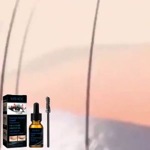 EELHOE penumbuh alis penumbuh bulu mata penebal alis dan bulu mata 10ml Serum Pertumbuhan Bulu Mata Cepat 7 Hari Penebal Pemanjang Bulu