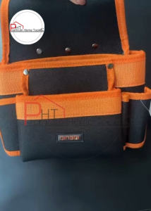 กระเป๋าเครื่องมือช่าง คาดเอว ขนาด 25x28cm ใส่เครื่องมือ 6 ช่อง❗ผ้าหนา อย่างดี❗ตรา DINGQI แท้ รุ่น 97208