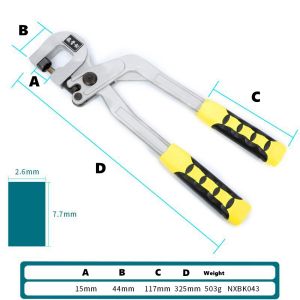 Keel Pliers Stamping Pliers Punching Pliers Flat Hole Fixtures Flat Mouth Pliers Crimping Tools Pliers Universal Wrenches Metal